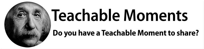 Einstein was always the teachable moment teacher